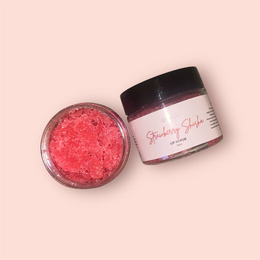 Strawberry lip scrub