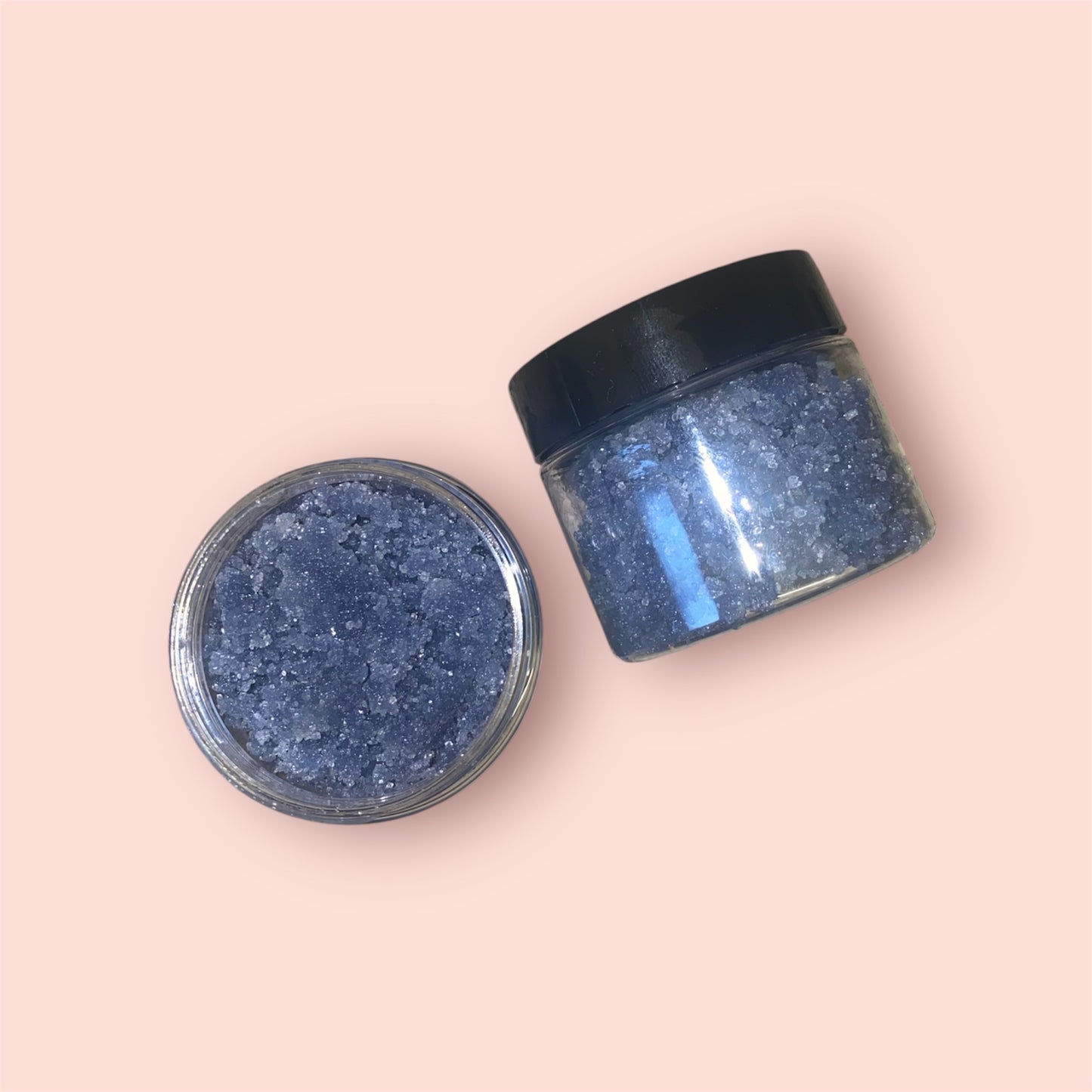 Blue raspberry lip scrub