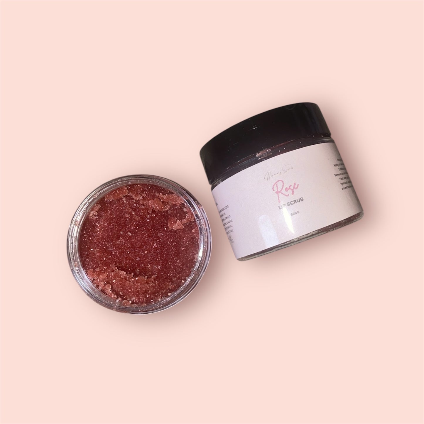 Rose lip scrub